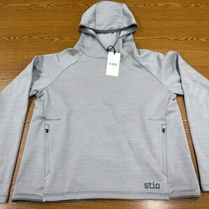 Stio (NWT) Heather Gray Hooded Pullover